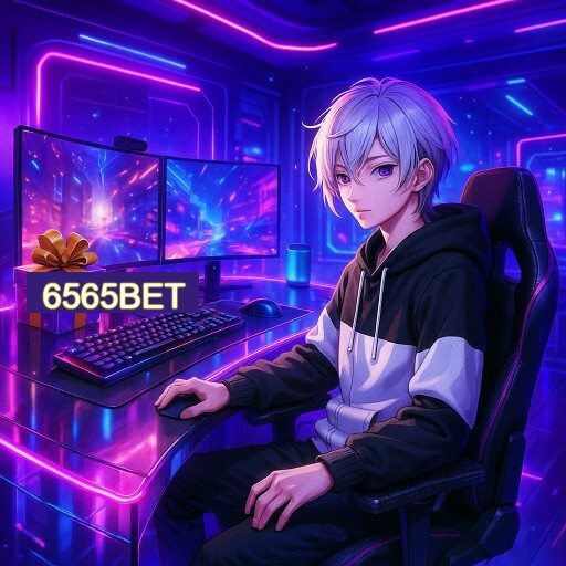 Imagem promocional do app oficial 6565BET destacando a conveniência de jogar cassino online pelo celular ou navegador