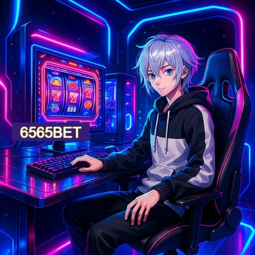 Imagem promocional do app oficial 6565BET destacando a conveniência de jogar cassino online pelo celular ou navegador