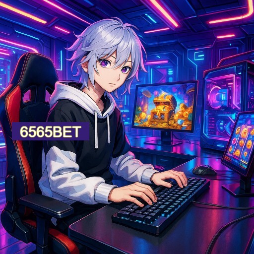 Imagem promocional do app oficial 6565BET destacando a conveniência de jogar cassino online pelo celular ou navegador