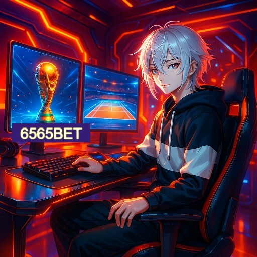 Imagem promocional do app oficial 6565BET destacando a conveniência de jogar cassino online pelo celular ou navegador