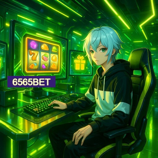 Imagem promocional do app oficial 6565BET destacando a conveniência de jogar cassino online pelo celular ou navegador