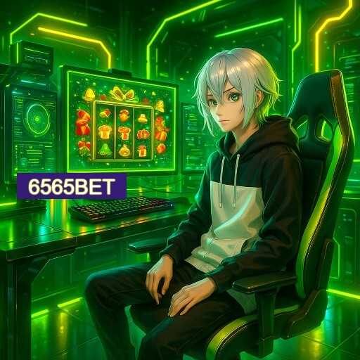Imagem promocional do app oficial 6565BET destacando a conveniência de jogar cassino online pelo celular ou navegador